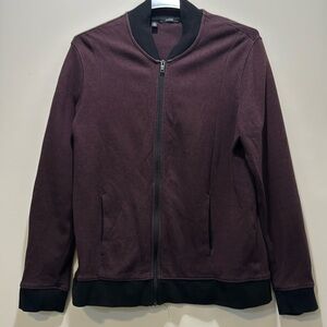 Men's Burgundy Jacket Size: L